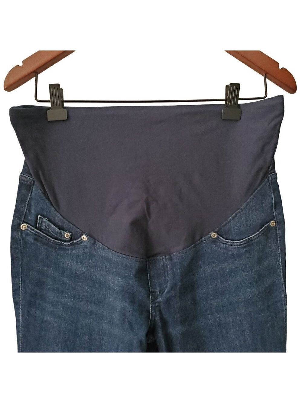 Mama Maternite Dark Wash Skinny Jeans Medium - Picture 3 of 7